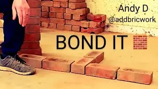 HOW TO BOND A BRICK T-JUNCTION & GARAGE PIER