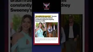 Scooter Braun frustrated by athletes constantly sliding into Sydney Sweeney's DMs. #viral