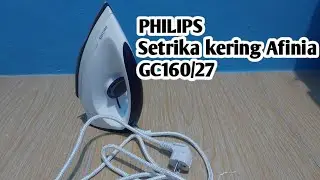 Setrika philips afinia gc160/27 putih -ungu