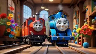 Three Toy Trains Learn Right and Left | Direction Song for Kids | Nursery Rhymes and Learning Songs