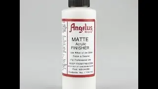 How to apply Angelus Matte Acrylic Finisher.