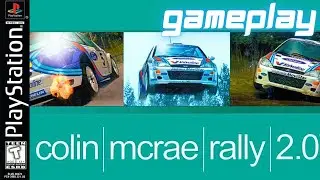 Colin McRae Rally 2.0 (2000) Sony PlayStation 1 PSX Gameplay