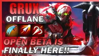 The OPEN BETA launch is FINALLY HERE! - Predecessor Grux Offlane Gameplay