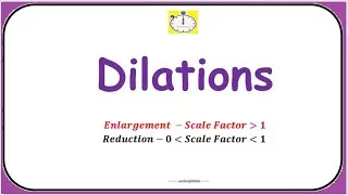 Dilation -  Scale Factor | #math #dilation
