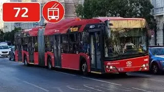 [4K] 🇭🇺 BKK 72-es Vonal 9137-os kocsi (2025)