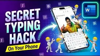 How To Type MS Word In Mobile Phone - Detailed Tutorial