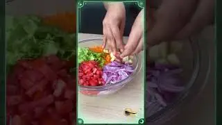 Delicious home cooking recipe for vegetable salad #shorts #cookingrecipes #trending