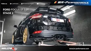 Ford Focus ST mk3 / Stage 2 By BR-Performance / MILLTEK Exhaust