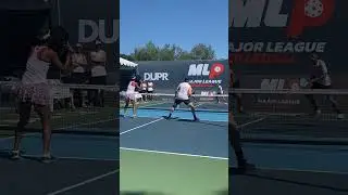 Simone&rsquo;s backhand will make you lose your footing 🔥🏓 #WeArePickleball