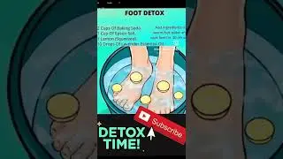 Detox your feet in 30min.🦶