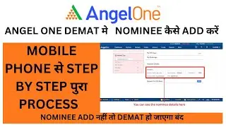 How to Add a Nominee in an Angel One Demat Account