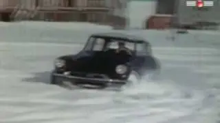 1956 Citro&euml;n DS19 snow driving