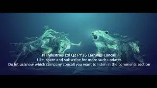 PI Industries Ltd Q2 FY&rsquo;26 Earnings Concall