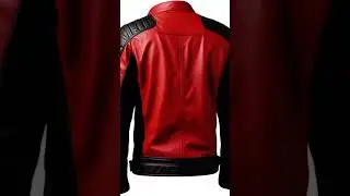 Men's Red Biker Genuine Leather Jacket Sheepskin Motorcycle jacket For Men. #jackets#fashion#stylish