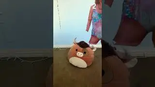 Dropping Squishmallows in slow motion
