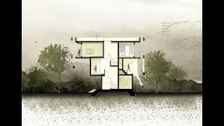 Residential Section rendering in Photoshop ||  Easy Architectural Section Rendering 2020
