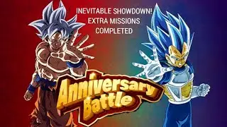 ALL MISSIONS COMPLETED! 6TH ANNIVERSARY INEVITABLE SHOWDOWN EXTRA MISSIONS! (DBZ Dokkan Battle)