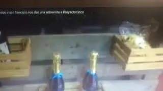 Canastilla para botella de sidra