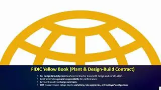 FIDIC International Red, Yellow, Silver Books & EOT Clauses