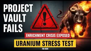 Project Vault FAILS Uranium Stress Test: Russia Controls 46% Enrichment