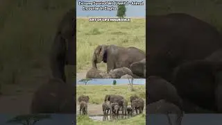 Extreme Survival WildlifeWild  Animal Encounter In Elephant Herd Safari SanctuaryNational Park #8