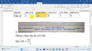 toán 11  tính số trung bình  tìm mod của mẫu số liệu jdhdfyds