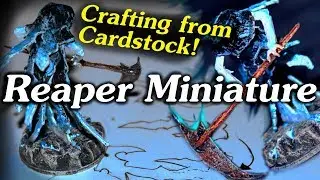 Custom Grimghast Reaper / Wraith Miniature for Warhammer or D&D (Crafting Tutorial + Templates)