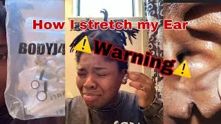 How I stretched my ear from a 00 gauge to a 12 mm