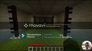 Promenade en ville et sur l'autoroute sur minecraft