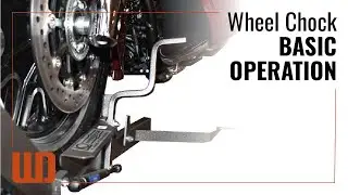 WheelDock Motorcycle Wheel Chock Basic Operation