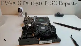 EVGA GTX 1050 Ti SC Repaste