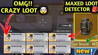 8M LOOT 💰 MAXED LOOT DETECTOR BACKPACK 🎒 PUBG METRO ROYALE