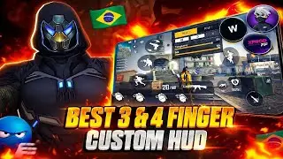 TOP 3 UNIQUE FREE STYLE CUSTOM HUD!💀BRAZILIAN🇧🇷CUSTOM HUD FREE FIRE FASTEST 3 FINGER HUD! BEST HUD☠️