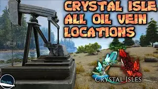 All Crystal Isle Oil Vein locations on Ark Survival Evolved
