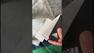 Adidas t-shirt unboxing from in store pick up