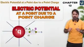 Electric Potential at a point due to a point charge | 12 class physics | Ucadmy