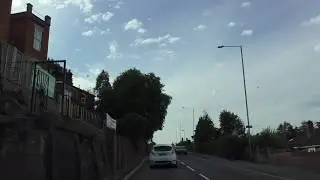 Driving On Tybridge Street, Hylton Road & Henwick Road, Worcester, England 27th July 2018
