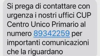 Attenzione alla truffa del falso CUP