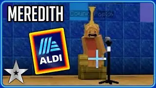 Judges BUZZ Meredith’s dramatic Aldi speech 😅 | Auditions | Minecraft BGT Series 4