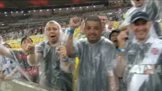 FLAMENGO x VASCO num Maracan&atilde; INUNDADO PELA CHUVA, ALECGOL DECIDIU com GOLA&Ccedil;O