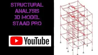 Structural Detailed Analysis II 3D Model II Staad Pro II CAD Talker