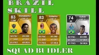FIFA 13 Brazil Skill Squad Builder 60K