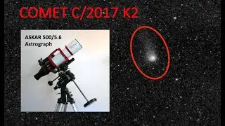 Imaging comet C/2017 K2 (PanSTARRS) and deep sky objects with an ASKAR FRA500/Sigma fp combination