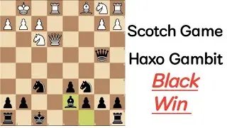 Beautiful Chess Game, Scotch Game :Haxo Gambit.#Short