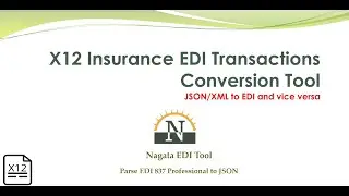 Parse EDI 837 Professional to JSON