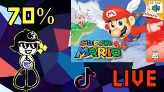 Partiu 100% Live Tiktok - Super Mario 64 (parte 2)