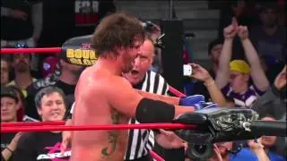 Aj Styles - 450&deg; Splash on table BFG 2013
