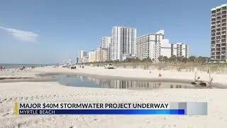 $40M Myrtle Beach infrastructure project to close beach access point through early 2026