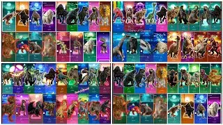 🎵 Jurassic World vs LEGO Jurassic World – Indoraptor vs Mammoth vs T-Rex | Tiles Hop Epic Battle 🦖🔥