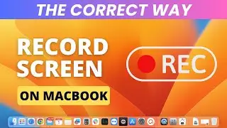 Как записать экран MacBook с помощью Quicktime Player